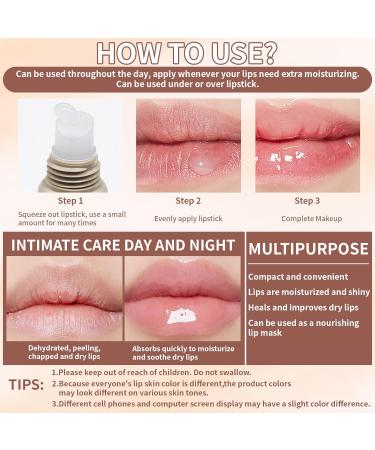 Noerrors 3 Colors Lip Balm Set Vanilla Clear Sheer Beige Light Brown Pink Sugar Glossy Natural Lip Oil Butter Long Lasting Hydrating Non-Sticky Nude Jelly Tint Lip Stain Balm Lip Care Gloss Makeup Vanilla Beige Pink - Buy Online on GoSupps.com