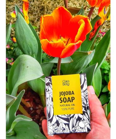 Buy Pure Organic Jojoba Soap Bar - 100% Natural Oil & Olive Oil for Healthy Skin - International Shipping - Buy Online on GoSupps.com