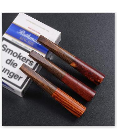 Mini Cigar Filter Holder Made of Mahogany Sturdy and Durable 2 Pack Short Cigar Holders for Men and Women Suitable for Small Size Cigars - Buy Online on GoSupps.com