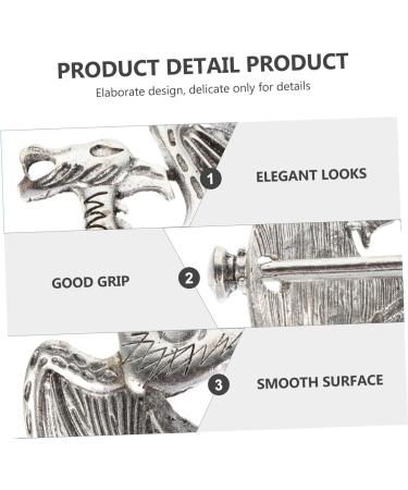 MAGICLULU Hairpin Fire Accessories for Women Retro Silver Hair Sticks Hair Stick Clip Medieval Hair Pin Dragon Hair Accessories Accesorios Para Bun Alloy Women's Nordic Headband - Buy Online on GoSupps.com