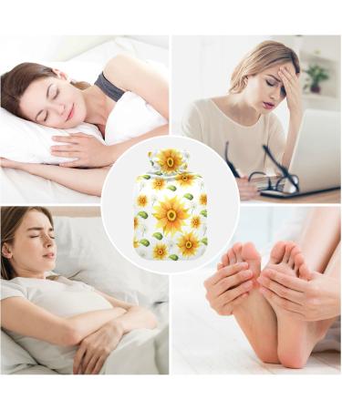 Buy Sunflower Hot Water Bottle with Cover - 2L Pain Relief for Sports Injuries | International Shipping - Buy Online on GoSupps.com