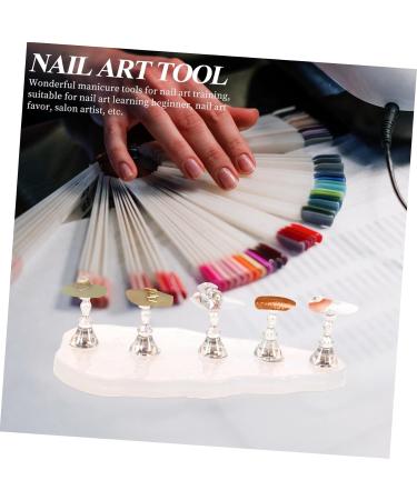 Ipetboom 1 Set Nail Art Stand Fake Nail Stand Nail Stands Fake Nail Holder Shoe Straps Nail Supplies Press on Nail Stand Practice Nail Tips Nail Accessories Acrylic Suite Symphony - Buy Online on GoSupps.com