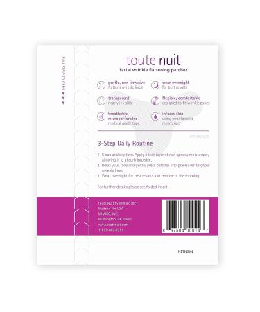 Toute Nuit Wrinkle Patches Y-Shape for Frown Lines & Forehead, 20 Patches - Buy Online on GoSupps.com