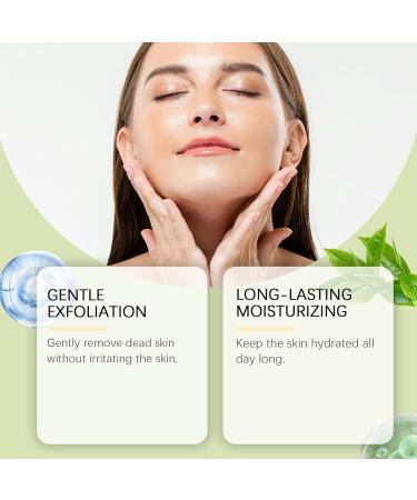 Green Tea Facial Scrub with Walnut Shell Powder Gentle Exfoliating & Cleansing Formula for Smooth Skin 4 Oz - Buy Online on GoSupps.com