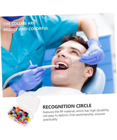 Healeved 640 Stk Silicone Tooth Coloring Code Rings | Dental Instruments Color Coding | High Pressure Durable Plastic - Set of 4 (0.3x0.3cm) - Buy Online on GoSupps.com