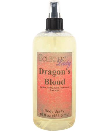 Dragon's Blood Body Spray 16 ounces Body Mist for Women with Clean Light & Gentle Fragrance Long Lasting Perfume with Comforting Scent for Men & Women Cologne with Soft Subtle Aroma For Daily 16 Fluid Ounces