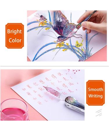 ZZKOKO Calligraphy Pen Ink Set - 10 Colors, Non-Carbon, 15ml Bottles - Buy Online on GoSupps.com