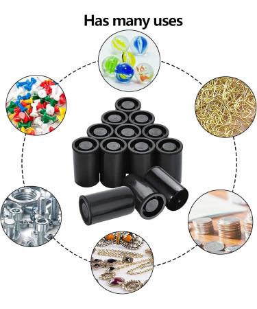 Dher Black Filmdosen - 10Pcs Airtight Film Coil Boxes for Fishing & Small Scientific Storage | Ideal for Treasure Hunts - Buy Online on GoSupps.com