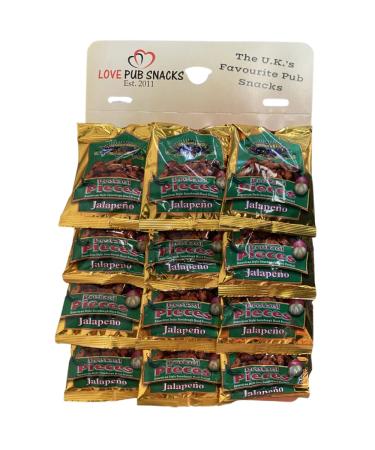 Love Pub Snacks Pretzel Pieces Jalapeno Flavour - Pub Card 12x50g