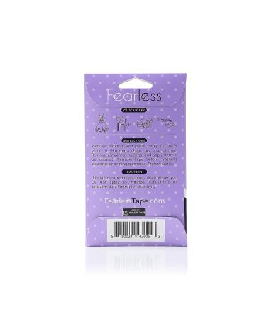 Fearless Tape - Double Sided Extra Wide Fashion Tape (36 Strip Pack) | Transparent Clear Color for All Skin Shades - Buy Online on GoSupps.com
