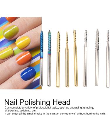 Alloy Nail Polishing Head Alloy Easy Removal Perfect Nail Nail Polishing Head for Home Manicure Store Beauty Salon Salon Shop - Buy Online on GoSupps.com