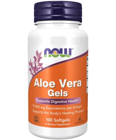 Now Foods Aloe Vera Gels 100 Softgels