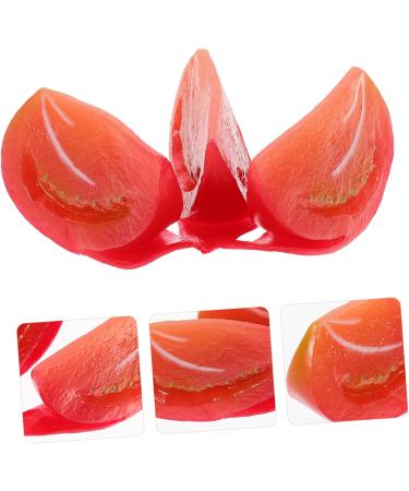 Alipis 9 Pcs Imitation Tomato Fake Tomato for Home Realistic Vegetable Decor Small Vegetable Ornament Red Tomato Figurine Lifelike Vegetable Tomato Artificial Lotus Root Slices Pvc Watermelon Redx3pcs 6.5x3.5cmx3pcs - Buy Online on GoSupps.com