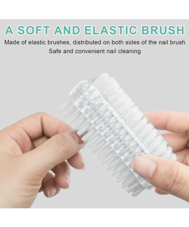 Jortmrd 8-Piece Double-Sided Hand Brush Set Nail Brush & Hard Bristle Cleaning Brushes with 2 Nail Files for Fingernails & Sinks Ideal for Home & Bathroom Use - Buy Online on GoSupps.com