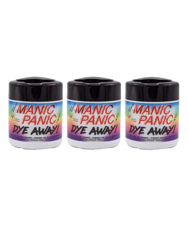 Manic Panic - Dye Away Wipe - 50 Pack Vegan Cruelty Free Face Wipes for Removing Hair Dye - Trio 63 ml (Pack of 3)