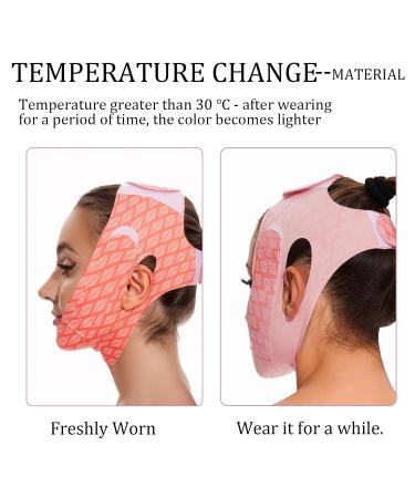 V Line Mask | Double Chin Reducer & Chin Strap Eliminator | Achieve a Slim V-Shaped Face While Sleeping | Jaw Exerciser for Women - Buy Online on GoSupps.com