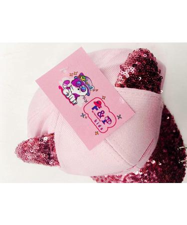 F&P Kids Girls Baseball Cap - Pink Kitty Face, Metal Rings, Adjustable Sizes - Ages 4-9 | Summer Hat for Girls - Buy Online on GoSupps.com
