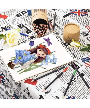 KALOUR 72 Colors Colored Pencils Set - Artists Soft Core for Drawing & Coloring, Ideal for Adults & Kids - Buy Online on GoSupps.com