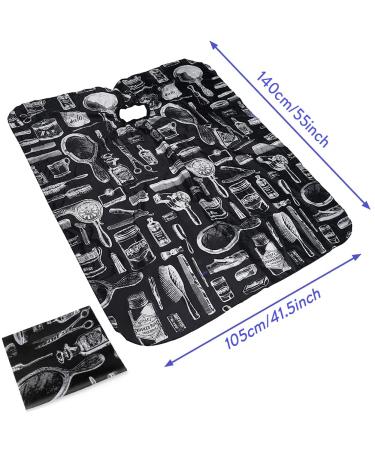 Professional Salon Barber Cape with Adjustable Snap Beard Apron - Haircutting and Styling Accessories - Buy Online on GoSupps.com