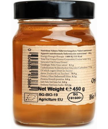 Organic Raw Wildflowers Bee Honey - 450g (Pack of 1) | Pure Farm Harvested Honey - Buy Online on GoSupps.com