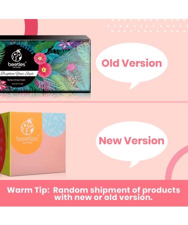 Beetles Gel Nail Polishes 20-Piece Pink Generation Starter Kit with Top Coat, Base Coat, Glitter Colors - DIY Nail Art Set for Women - Buy Online on GoSupps.com