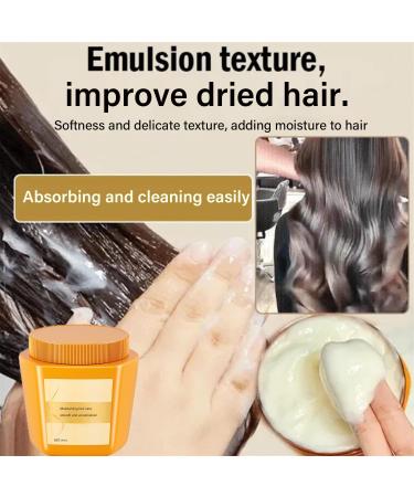 Luxury Nourishing Protein Cream for Hair with Amino Acid Essence Deep Moisturizing Repairing Hair Mask Essence Repairing Hair Mask (1pcs) - Buy Online on GoSupps.com