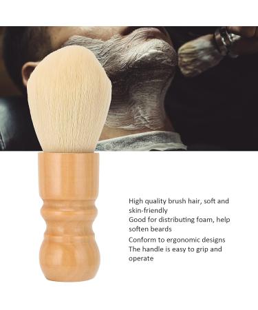 Men's Shaving Brush | Nylon Hair Beard Brush for Facial Foaming & Trimming - International Shipping Available - Buy Online on GoSupps.com