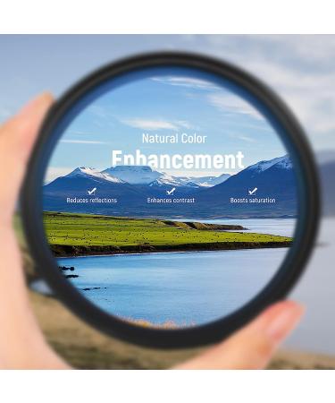 NEEWER 72mm Polarizer Filter with Nano Coating - Reduce Glare, Enhance Contrast, Reduce Reflection - HD Optical Glass - Ultra Slim Frame - CPL Filter - Buy Online on GoSupps.com