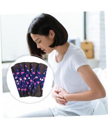 Washable Cloth Menstrual Pads Set | Reusable Light Incontinence & Menstrual Liners | Charcoal Fibre | Purple Napkin Towels - Buy Online on GoSupps.com