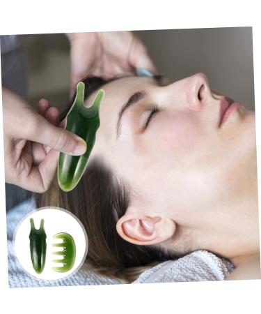 Shop TOVINANNA 3 Sets Multi-Functional Massage Devices | Jade Eye & Scalp Massage Comb for Ultimate Relaxation - Buy Online on GoSupps.com