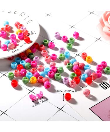 100 Mini Hair Claw Clips - Colorful Bead Hair Pins for Girls, Kids, Toddlers - Small Plastic Clamps for Women - Hair Accessory - Buy Online on GoSupps.com
