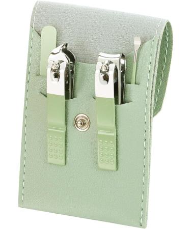 Nail Clipper Set Carbon Steel 4 in 1 Portable Nail Clipper Kit with Travel Cover Sharp Nail Care Kit for Manicure Pedicure - Buy Online on GoSupps.com