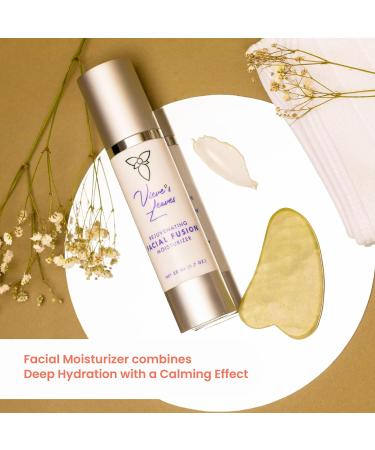 Vieve's Leaves Face Moisturizer for Sensitive Skin | Hydrating Blemish-Soothing Vegan Cream | Natural & Cruelty-Free - Buy Online on GoSupps.com