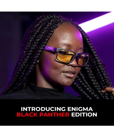 Buy Gunnar Enigma Gaming Glasses - Amber Lens with 65% Blue Light Protection | Premium UV Filter & Comfort for Gamers - Buy Online on GoSupps.com