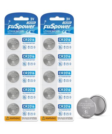 CR2016 3V Lithium Coin Cell Battery CR 2016 3V Lithium Batteries DL2016 ECR2016 Battery 2016 for Car Key Fob Watch Dogs Collar Door Opener 10pcs