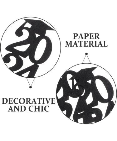 Kichvoe 2024 Graduation Theme Cupcake Toppers 18pcs Black Diploma Grad Cap Cake Toppers for Graduation Party 2024 Cake Picks Grad Party Supplies Decoration - Buy Online on GoSupps.com