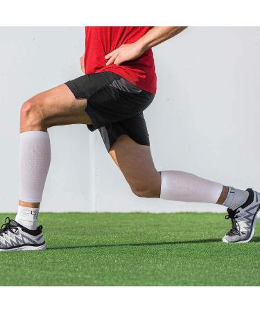 SATINIOR 4 Pairs Calf Compression Sleeve for Men Women Youth - Leg Support for Running, Cycling, Walking - Relieve Calf Pain - Medium Size (Black, White, Gray, Blue) - Buy Online on GoSupps.com