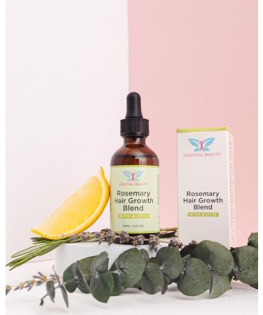 Rosemary Oil for Hair Growth - Nourishing Blend with Biotin & Natural Ingredients - Stimulate Healthy Scalp & Thicker Hair 2.02 Oz - Buy Online on GoSupps.com