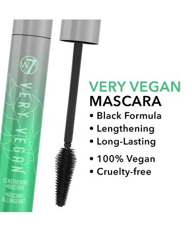 W7 Very Vegan Lengthening Mascara - Cone-Shaped Brush for Cat-Eye Effect | 100% Vegan & Cruelty-Free Eye Makeup - Buy Online on GoSupps.com