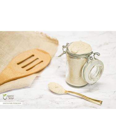 Organic Shatavari Powder - USDA & Kosher Certified | Vegan Non-GMO Gluten-Free | 100% Pure Asparagus Racemosus | Heavy Metal Tested | Resealable 1lb Bag from India - Buy Online on GoSupps.com