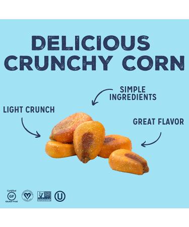 LOVE CORN Sea Salt Snack 1.6oz x10 Bags | Crunchy Non-GMO Gluten-Free Plant Based Low-Sugar | Salted Corn Snack Pack - Buy Online on GoSupps.com
