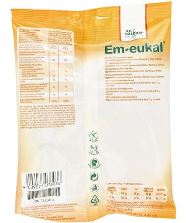 Dr. C. Soldan Em Eukal Throat Lozenges - Honey and Eucalyptus 50 g Each - Buy Online on GoSupps.com