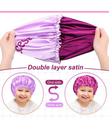 Satin Mommy and Me Bonnet Set - Adjustable Hair Cap for Women, Girls, Kids, and Toddlers - Cute Style (13 Inch & 8.7 Inch) - Buy Online on GoSupps.com