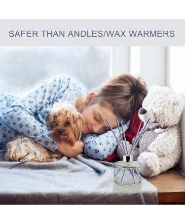 Hossian 50PCS Grey Reed Diffuser Sticks - 7.5 Inch Fragrance Decor for Office and Home - Refill Oil Sticks - Buy Online on GoSupps.com