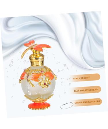 HAPINARY 15 Dragonfly Perfume Bottle Glass Perfume Bottle Essential Oil Container Retro Empty Frosted Glass Refillable Perfume Bottle Dubai Style Perfume Bottle Vintage Bottled - Buy Online on GoSupps.com