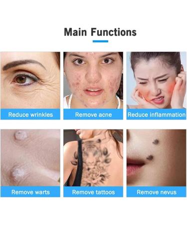  YhsPkAh 2 in 1 Plasma Pencil(Ozone + Freckles) For Removing Warts 8 Levels of Intensity | 7 Heads | Lcd Display Skin Care/Removal of Moles Warts - Buy Online on GoSupps.com