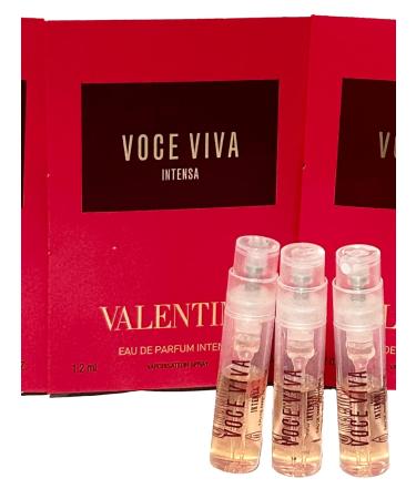 Valentino Voce Viva Intensa EDP 0.04 fl. oz. / 1.2 ml Sample Vial Glass Partially filled Spray Mini Perfume Vial Eau De Parfum (Set of 3) - Buy Online on GoSupps.com