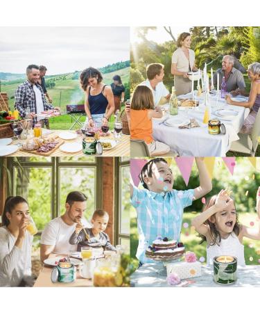 4 Pack 28oz Citronella Candles for Indoor and Outdoor Use - Fresh Citronella Scent for Home, Bedroom, Kitchen, Garden, Patio, and Balcony - Buy Online on GoSupps.com