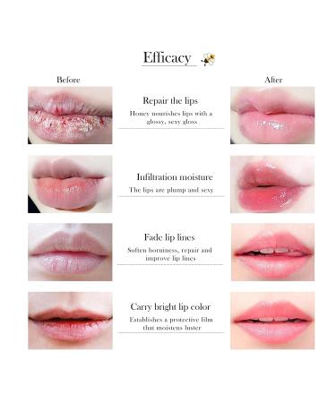 Bee Balm Lip Balm Honey Pot Strawberry with Vitamin E | Hydrating & Preventing Dry Cracked Lips | Exfoliating Lip Scrub with Propolis | Moisturizing Honey Lip Mask | Reduces Lip Lines | Includes Brush - Buy Online on GoSupps.com