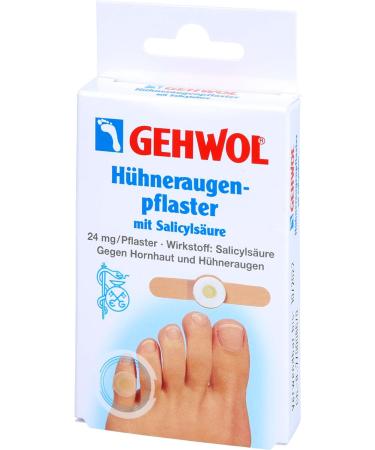 GEHWOL Corn Plasters with Salicylic Acid - 6 Pcs for Effective Corn Removal | Fast International Shipping - Buy Online on GoSupps.com